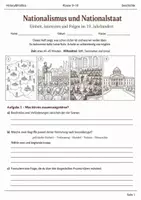 Vorschau - Arbeitsblätter - Nationalismus Basisscreening Klasse 9–10 - Deckblatt