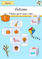 Vorschau - Spiele - AUTUMN Würfel (Herbst Englisch) - Deckblatt