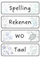 Voorbeeld - Dagritmekaarten Volledig Oceaan Dreaming - Voorblad