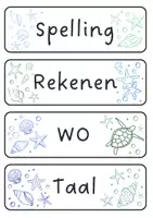 Voorbeeld - Dagritmekaarten Volledig Oceaan Dreaming - Pagina 1