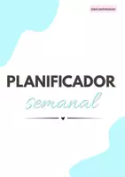 Vista previa - Para docentes: organización, planificación y formación - PLANIFICADOR SEMANAL - Portada