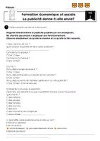 Aperçu - Préparation de séquence / Séquence complète - FES la publicité dossier 2 cycle 3 CM1 - Page 3