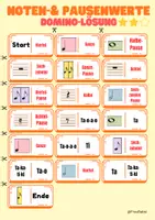 Vorschau - Spiele - Musikspiel Domino: Noten- und Pausenwerte - Seite 3