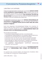 Vorschau - Arbeitsblätter - Französische Possessivbegleiter (Adjectifs possessifs) Übungen - Seite 2
