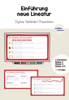 Vorschau - Präsentationen/Tafelbilder - Einführung Neue Lineatur - digitale Tafelbilder/ Präsentation - Deckblatt