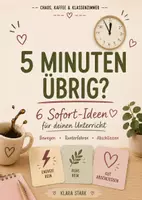 Vorschau - Spiele - 5 Minuten übrig? – 6 Sofort-Ideen für deinen Unterricht | GRATIS - Deckblatt