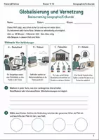 Vorschau - Arbeitsblätter - Globalisierung Basisscreening Klasse 9–10 - Deckblatt