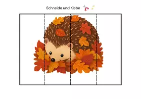 Vorschau - Arbeitsblätter - Schneiden und Kleben Herbst - Seite 1