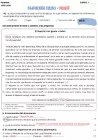 Aperçu - Autre type de ressources - 📝 Pack Évaluations – El deporte, más que un juego - Page 3