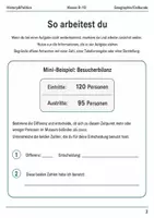 Vorschau - Arbeitsblätter - Bevölkerungsentwicklung Basisscreening Klasse 9–10 - Seite 1
