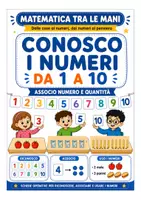 anteprima - Materiale di supporto/inclusione - MATEMATICA TRA LE MANI - CONOSCO I NUMERI DA 1 a 10 - Pagina di copertina
