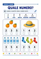 anteprima - Materiale di supporto/inclusione - MATEMATICA TRA LE MANI - CONOSCO I NUMERI DA 1 a 10 - Pagina 2