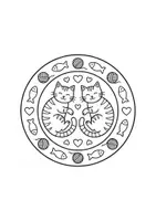 Vorschau - Mal- und Bastelvorlagen - Haustiere, Kunst, Malen, Mandala, Ausmalen - Seite 2