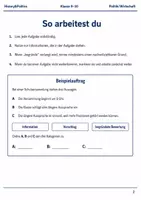 Vorschau - Arbeitsblätter - Wahlen und Wahlsystem Basisscreening Klasse 9–10 - Seite 1
