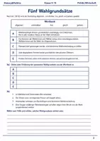 Vorschau - Arbeitsblätter - Wahlen und Wahlsystem Basisscreening Klasse 9–10 - Seite 2