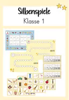 Vorschau - Spiele - Silbenspiele Klasse 1 Freiarbeitsmaterial - Deckblatt