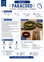 Vorschau - Stundenentwürfe - Paracord knüpfen – Armband, Schlüsselanhänger & Hundeleine | Technik - Seite 1