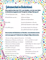 anteprima - Esercizi - CAPODANNO IN GERMANIA – Jahreswechsel in Deutschland – Quiz tradizioni internazionali - Pagina 3