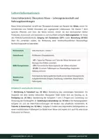 Vorschau - Stundenentwürfe - Biologie: Ökosystem Wiese - Klasse 7 - Seite 1