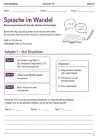 Vorschau - Arbeitsblätter - 15 Basisscreenings Deutsch Mathe Englisch Klasse 9–10 - Seite 1