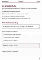 Vorschau - Arbeitsblätter - Grammatik Basisscreening Deutsch Klasse 9–10 - Seite 1