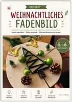 Vorschau - Arbeitsblätter - Weihnachtliches Fadenbild – Kreatives Werkprojekt - Deckblatt