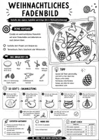 Vorschau - Arbeitsblätter - Weihnachtliches Fadenbild – Kreatives Werkprojekt - Seite 3