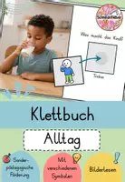 Vorschau - Fördermaterial/Inklusion - Klettbuch, Alltagssituationen, Bilderlesen, Förderschule, Piktogramme - Deckblatt