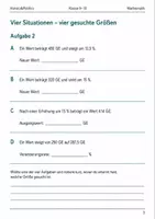 Vorschau - Arbeitsblätter - Prozentrechnung Zinsrechnung Basisscreening Klasse 9–10 - Seite 2