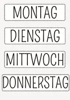 Vorschau - Poster - Klassenzimmer Materialpaket | Dienste, Stundenplan & Regeln - Beige Design - Seite 3