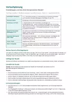 Vorschau - Stundenentwürfe - Drei Komponenten Modell - Psychologie - Einstellungen - Seite 1