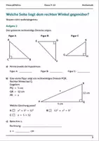 Vorschau - Arbeitsblätter - Satz des Pythagoras Basisscreening Klasse 9–10 - Seite 2