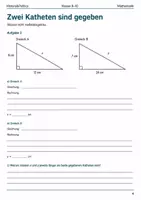 Vorschau - Arbeitsblätter - Satz des Pythagoras Basisscreening Klasse 9–10 - Seite 3