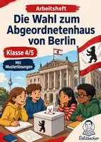 Vorschau - Arbeitsblätter - Abgeornetenhauswahl in Berlin 2026 (Arbeitsheft mit Lösung) - Deckblatt