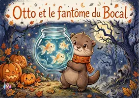 Aperçu - Affichage - Otto et le fantôme du bocal - Kamishibai à imprimer en PDF - Page de couverture