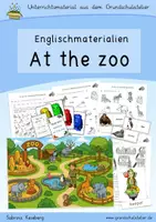 Vorschau - Arbeitsblätter - Animals at the zoo (Englisch, Grundschule) - Deckblatt