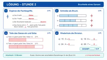 Vorschau - Arbeitsblätter - Tägliche Übungen Klasse 6 (erweiterbar) - Seite 3