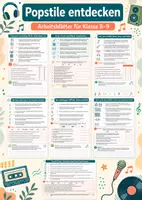 Vorschau - Arbeitsblätter - Popstile entdecken – Musik, Klasse 8–9 - Deckblatt
