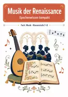Vorschau - Arbeitsblätter - Musik der Renaissance – Epochenwissen kompakt – Musik, Klasse 7–8 - Seite 1