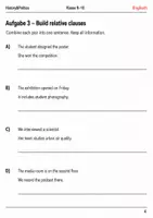 Vorschau - Arbeitsblätter - Complex Sentences Basisscreening Klasse 9–10 - Seite 3