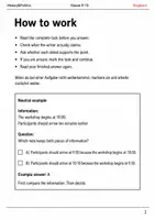 Vorschau - Arbeitsblätter - Writing a Comment Basisscreening Klasse 9–10 - Seite 1