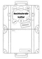 Vorschau - Mal- und Bastelvorlagen - Rechtschreibstrategien FRESCH | Bastelvorlage - Seite 1