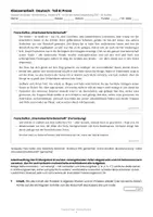 Vorschau - Arbeitsblätter - Klassenarbeit Deutsch: Kafka „Eine kaiserliche Botschaft" – Parabel analysieren mit Lösungen | Klasse 9/10 RS BW - Seite 1