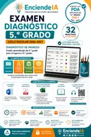 Vista previa - Evaluación - EVALUACIÓN DIAGNÓSTICA 5.º GRADO: DEL RESULTADO A LA INFORMACIÓN QUE NECESITAS PARA PLANEAR - Portada