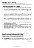 Vorschau - Arbeitsblätter - Klassenarbeit Deutsch: Borchert „Der viele viele Schnee" – Kurzgeschichte analysieren mit Lösungen | Klasse 9/10 RS BW - Seite 2