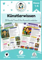 Vorschau - Poster - Kunst Grundschule – 26 Künstler & Kunststile kennenlernen - individueller Einsatz von Künstlerwissen - Deckblatt