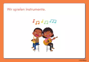 Vorschau - Präsentationen/Tafelbilder - Stundentransparenz im Musikunterricht / Visualisierung der Unterrichtsphasen / Ablauf Musikstunde / Transparenz - Seite 3