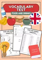 Vorschau - Test - FOOD & DRINKS - VOKABELTEST - Deckblatt