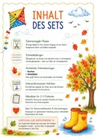 Vorschau - Mal- und Bastelvorlagen - Scherenführerschein – Herbst-Edition | Schneiden lernen in Kita, Kindergarten & Vorschule | Feinmotorik & Scherenkompetenz - Seite 3