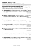 Vorschau - Klassenarbeiten - Klassenarbeit Deutsch: Tucholsky „Ausgezeichnete Leute" – Glosse analysieren mit Lösungen | Klasse 9/10 RS BW - Seite 2